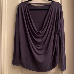 Ladies open deep back top